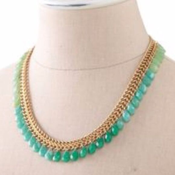 stella & dot ~ contessa jade statement necklace ~ vintage retired - Picture 10 of 11